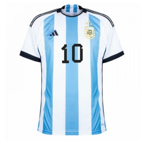 Argentina Lionel Messi #10 Hjemmedrakt VM 2022 Kortermet Argentina Lionel Messi #10 Hjemmedrakt VM 2022 Kortermet